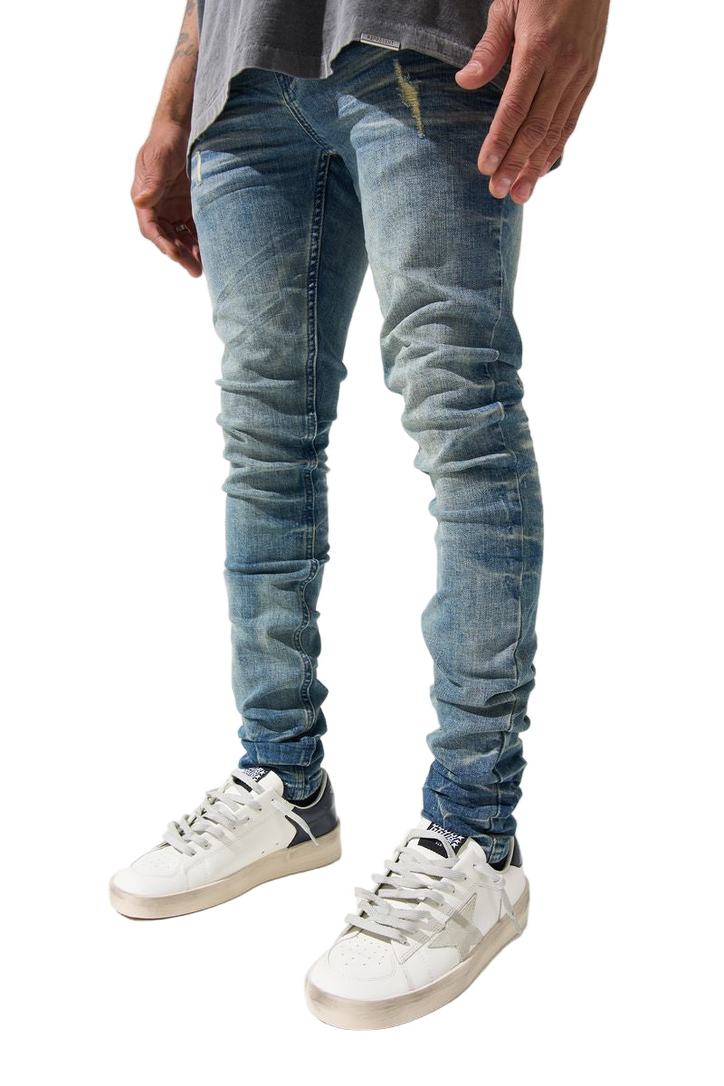 SERENEDE Neptune Fitted Jeans Blue