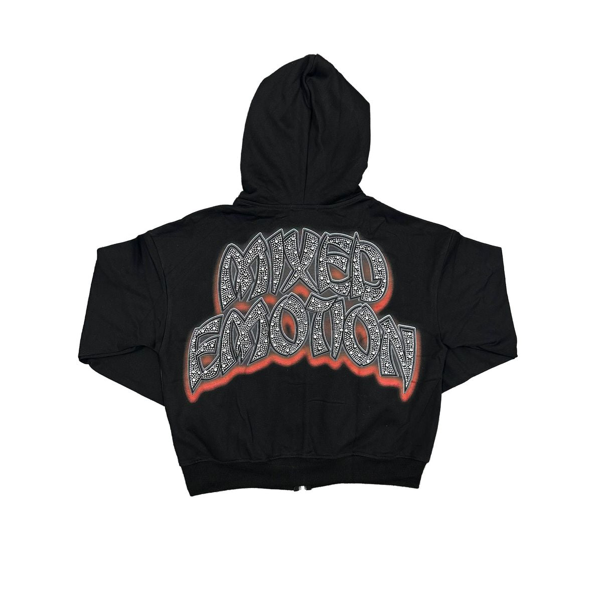 Mixed Emotion Last Dance Zip Up Hoodie Black