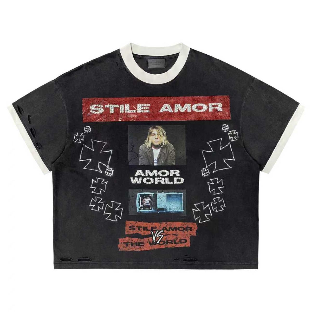 Stile de Amor SA World Stone Tee Black