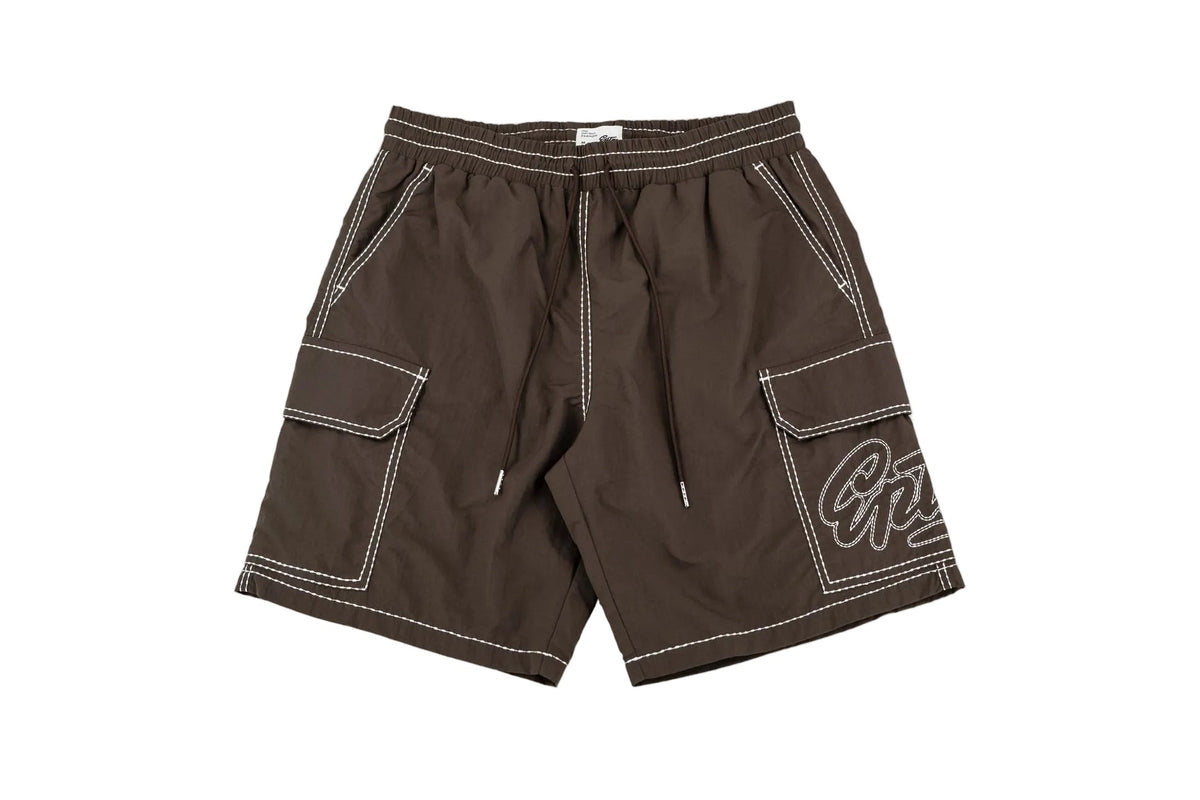 EPTM Forge Cargo Track Shorts Brown