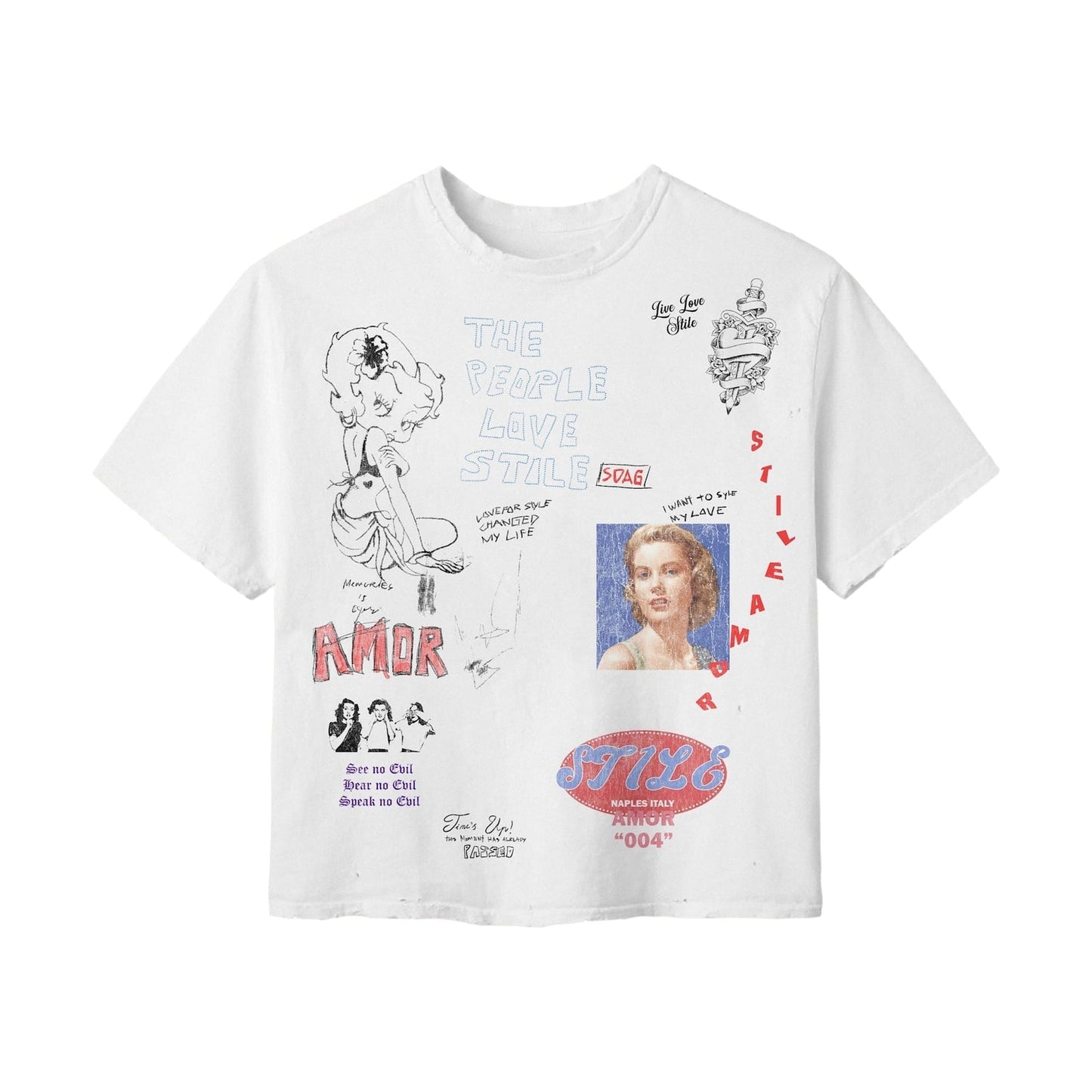 Stile de Amor SDAG Naples Tee White