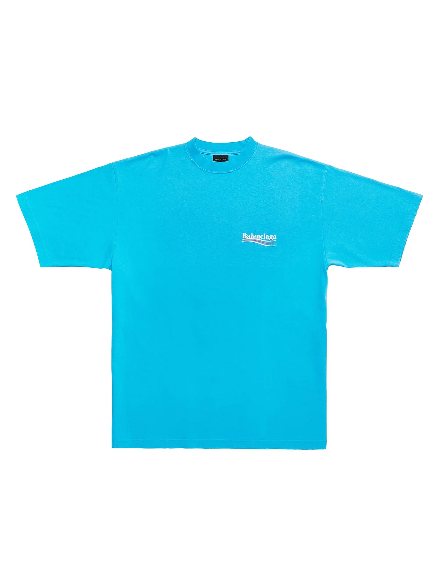 Balenciaga Political Campaign Tee Blue