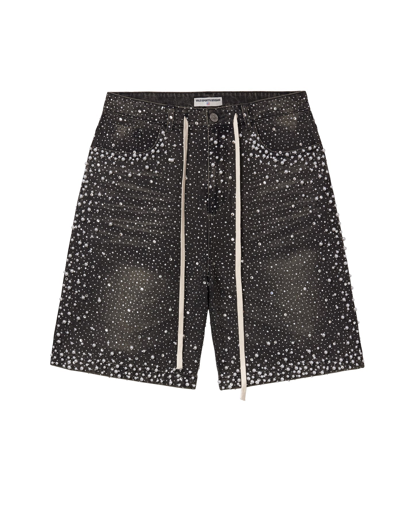 VALE Rainstorm Denim Shorts Black Wash