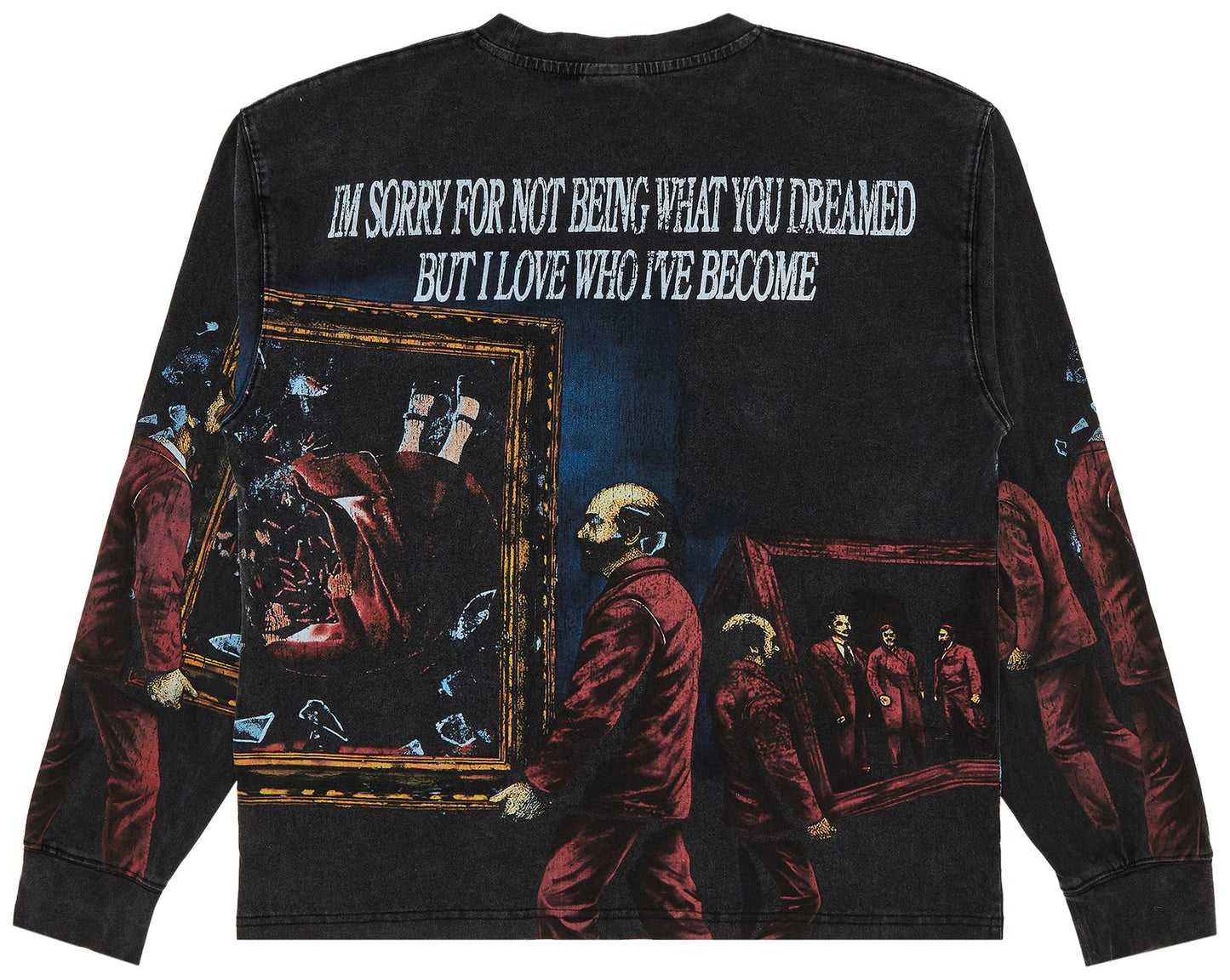 VALE Dear Heavens Long Sleeve Tee Black