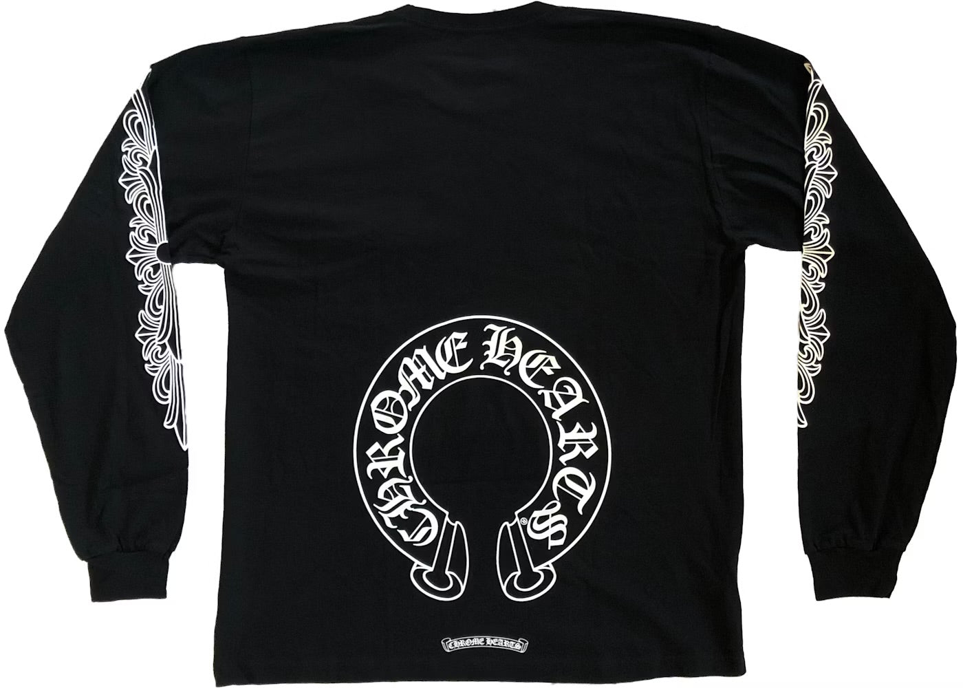 Chrome Hearts Horseshoe Long Sleeve Tee Black