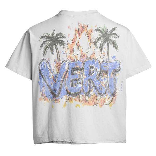 Retrovert This Is Hollywood Blue Tee White