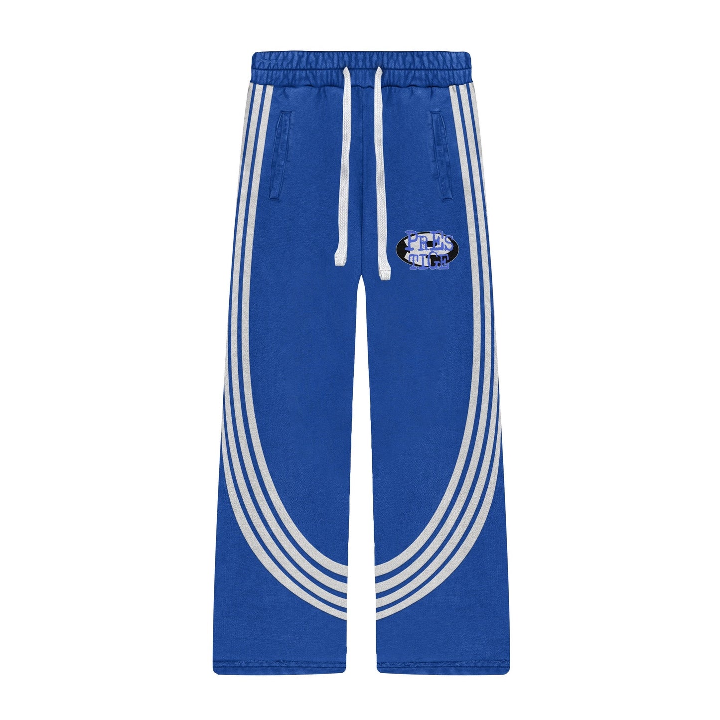 Prestige Co. Striped Sweatpants Blue