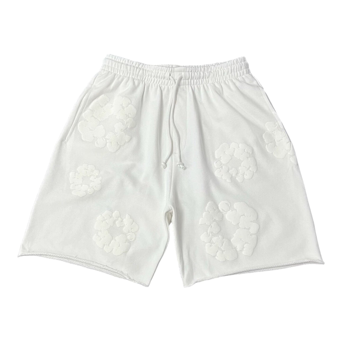 Denim Tears The Cotton Wreath Shorts White