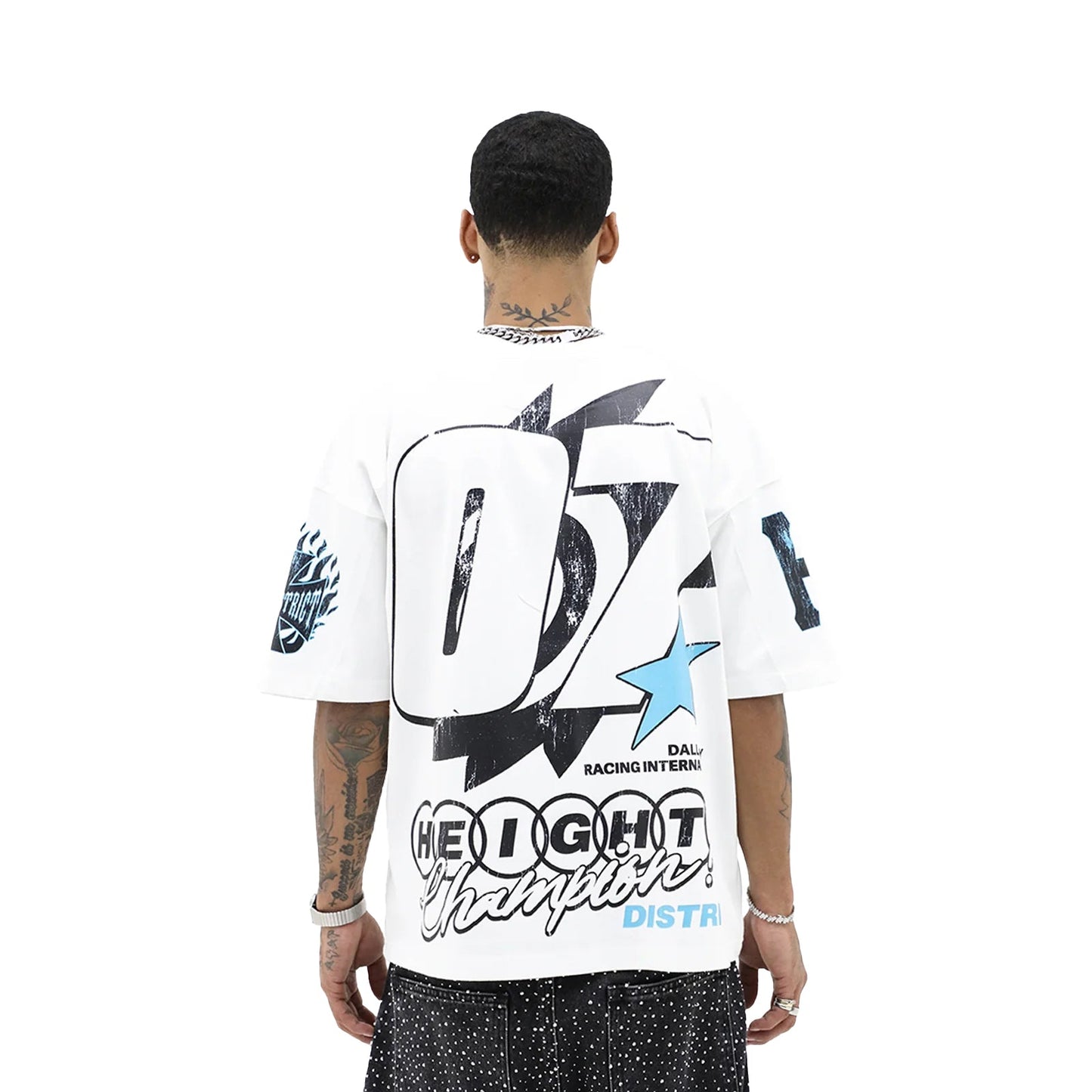 Heights District 07 Racing Club Tee White