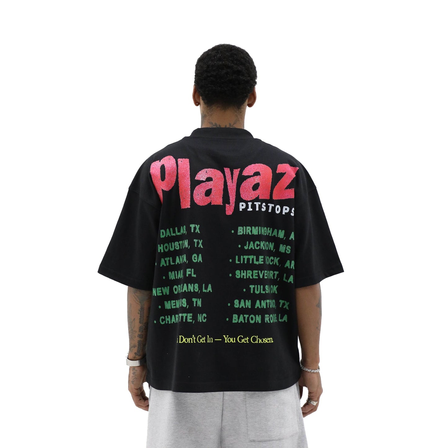 Heights District Playaz Club Tee Black