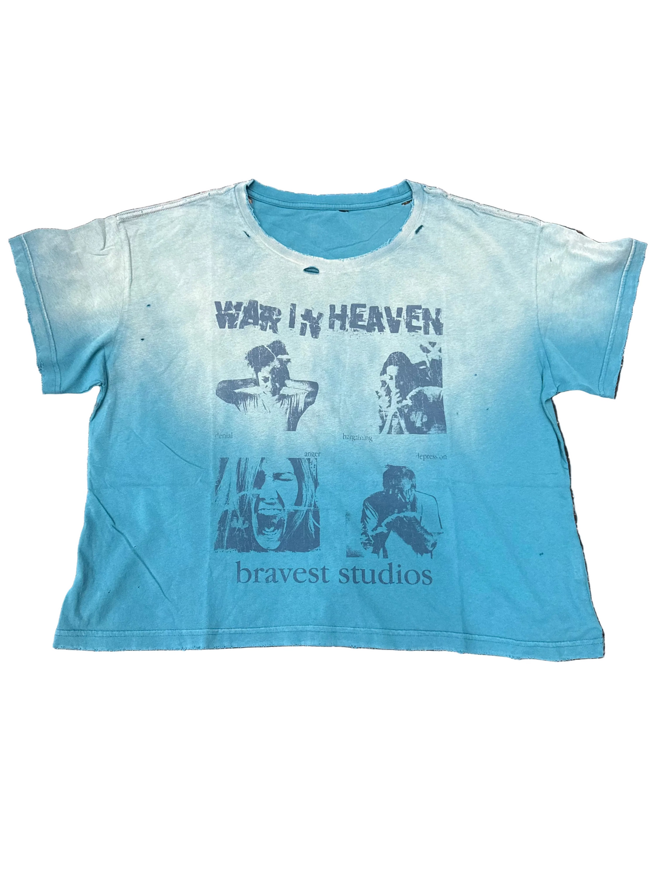 Bravest Studios War In Heaven Tee Vintage Turquoise