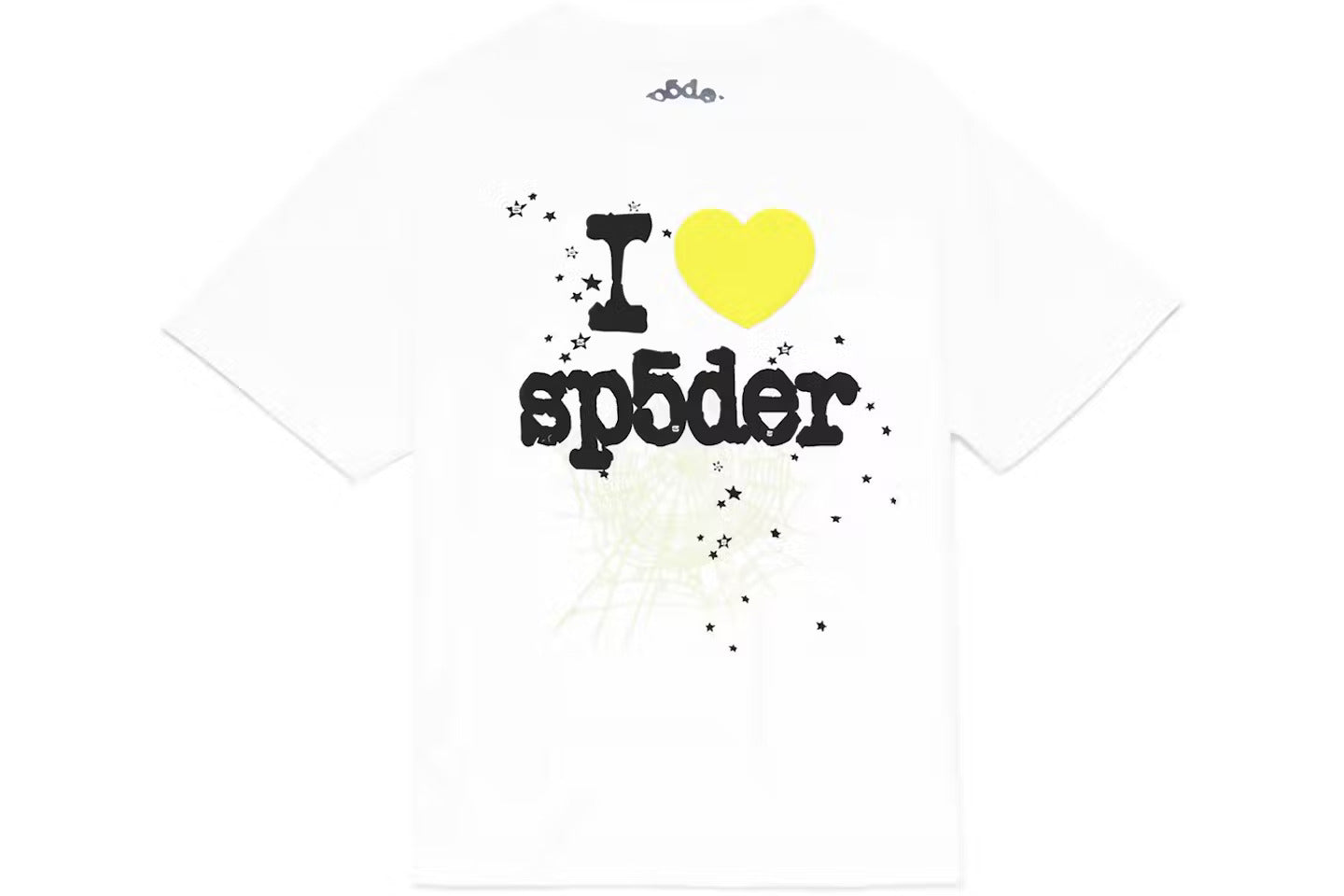 SP5DER Yellow Heart Tee White