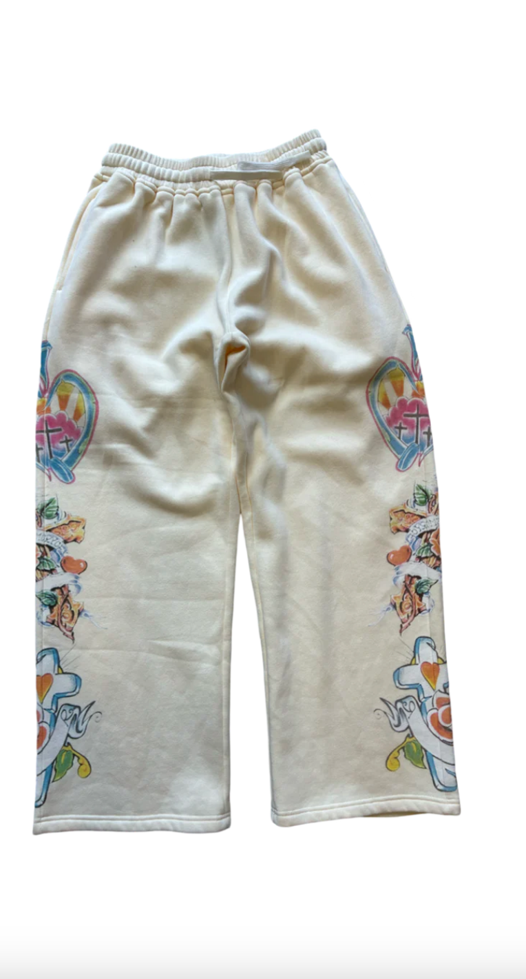 Righteous Risen King Sweatpants Cream
