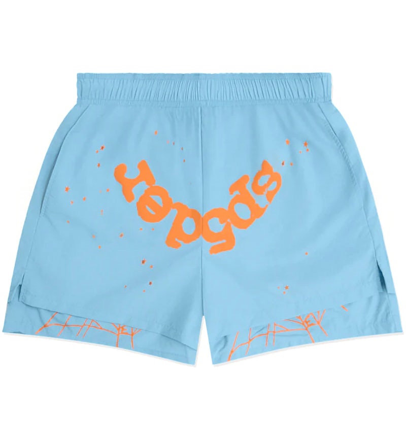 SP5DER OG Web Double Layer Short Baby Blue