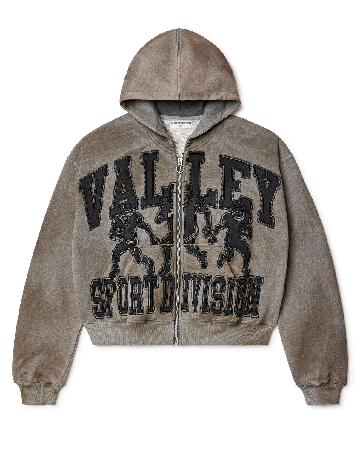 VALE Dirty Friday Zip Up Hoodie Grey