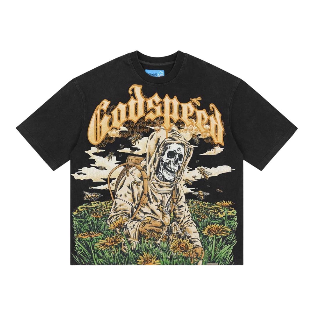 Godspeed Next Gen Save the Bees II Tee Black