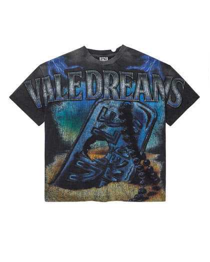 VALE Forever Blue Dog Tag Tee Black