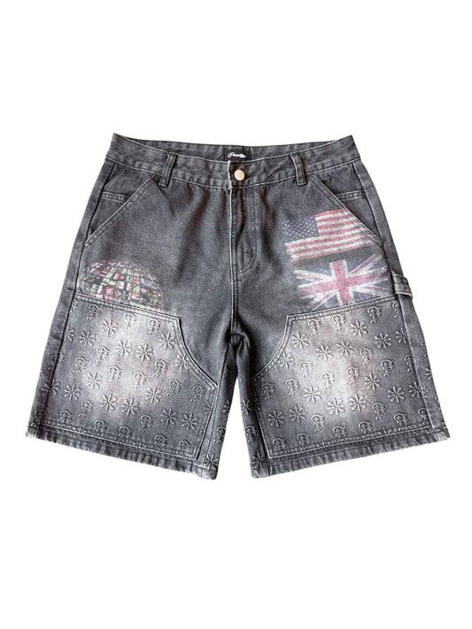 Prestige Co. International Denim Shorts Black