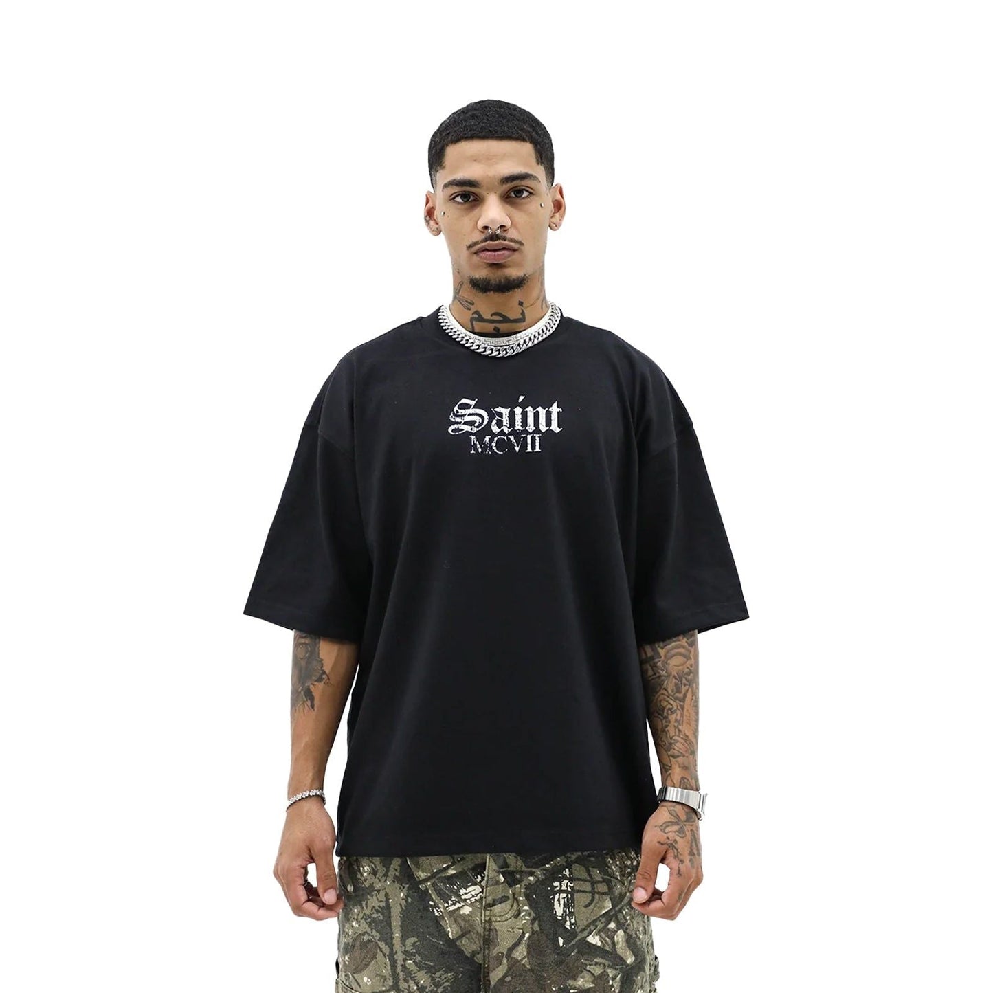 Heights District Saint MCVII Tee Black