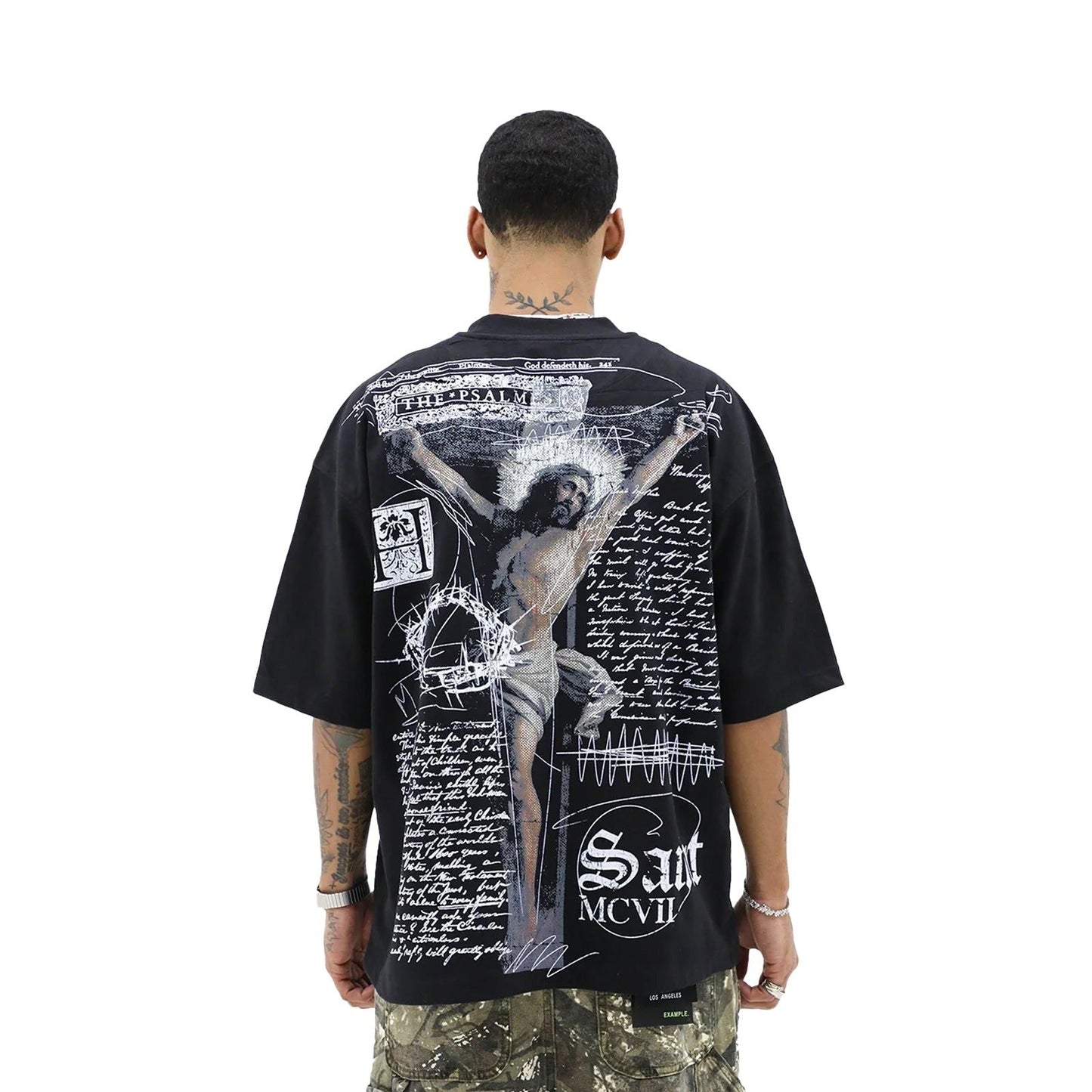 Heights District Saint MCVII Tee Black