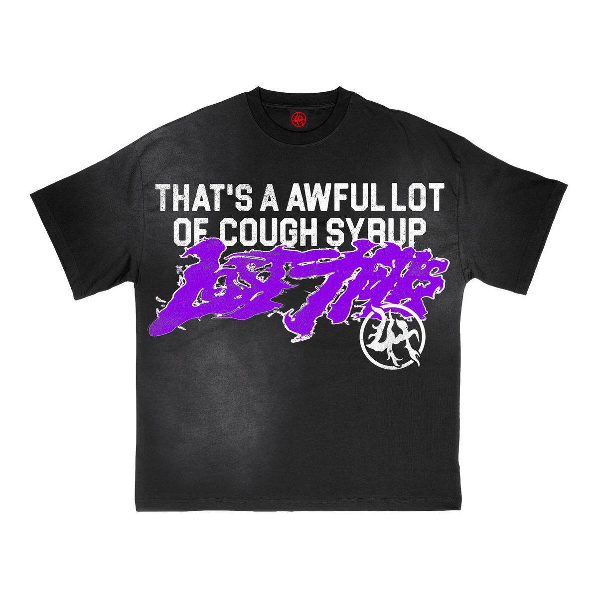 Awful Lot of Cough Syrup Lost Hills Tee Black