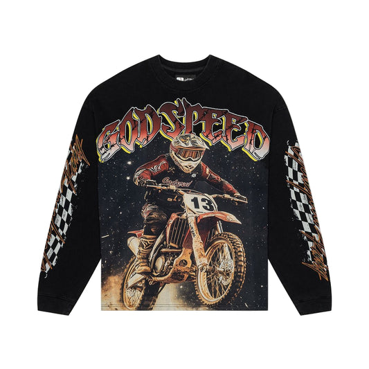 Godspeed Full Throttle Long Sleeve Tee Black