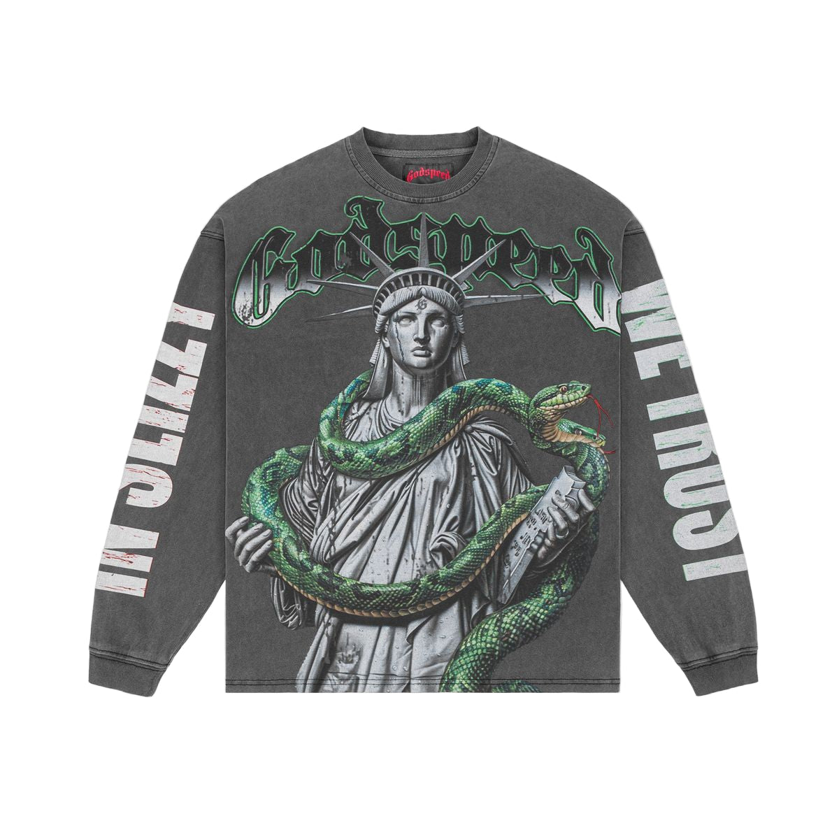 Godspeed Top 5 Slizzy Long Sleeve Tee Grey