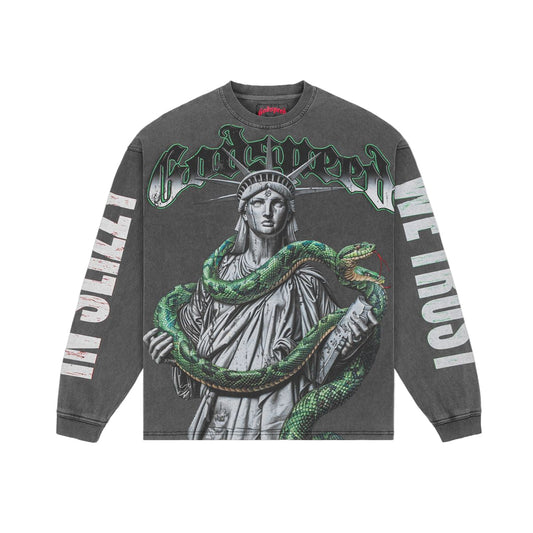 Godspeed Top 5 Slizzy Long Sleeve Tee Grey