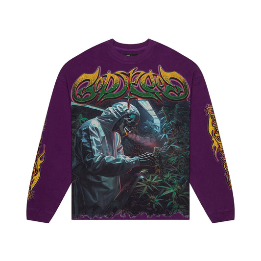 Godspeed 4/20 VVS Indoor Long Sleeve Tee Purple