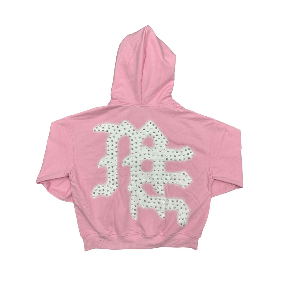Mixed Emotion Emotions Never Die Zip Up Hoodie Pink