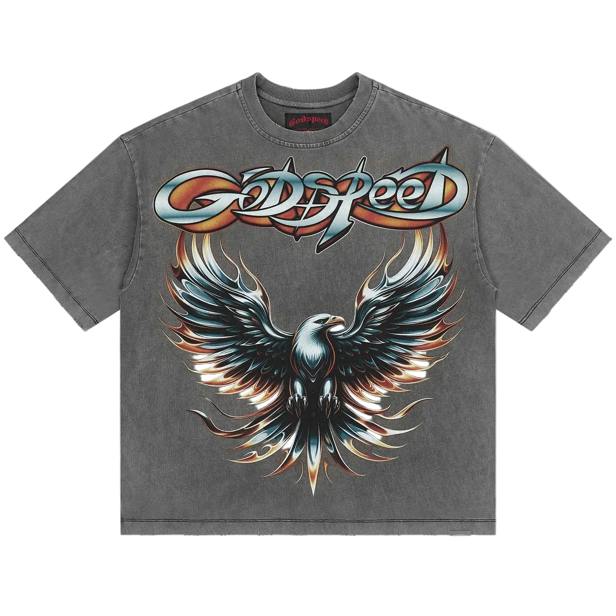 Godspeed Eagle Eye Tee Washed Grey