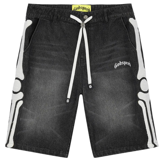 Godspeed Fémur Denim Shorts Black
