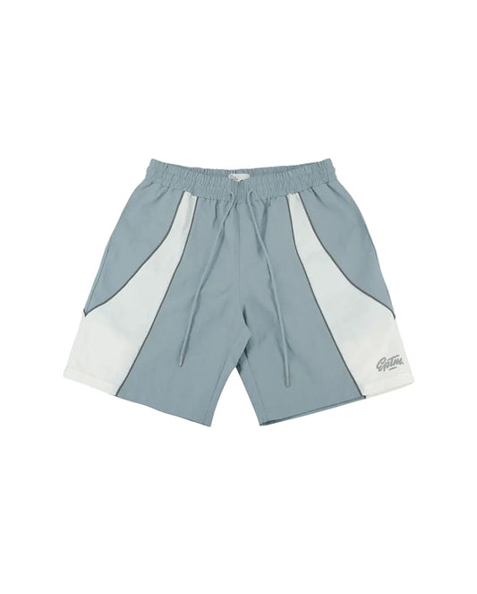 EPTM Mate Nylon Track Shorts Dusty Blue