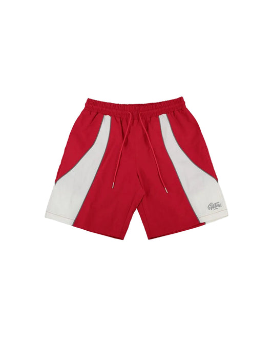 EPTM Mate Nylon Track Shorts Red
