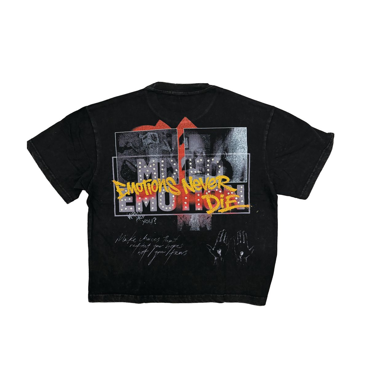 Mixed Emotion Headphone Tunes Tee Black