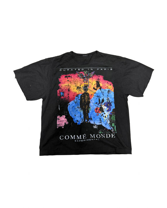 Comme Monde Experimental Tee Black