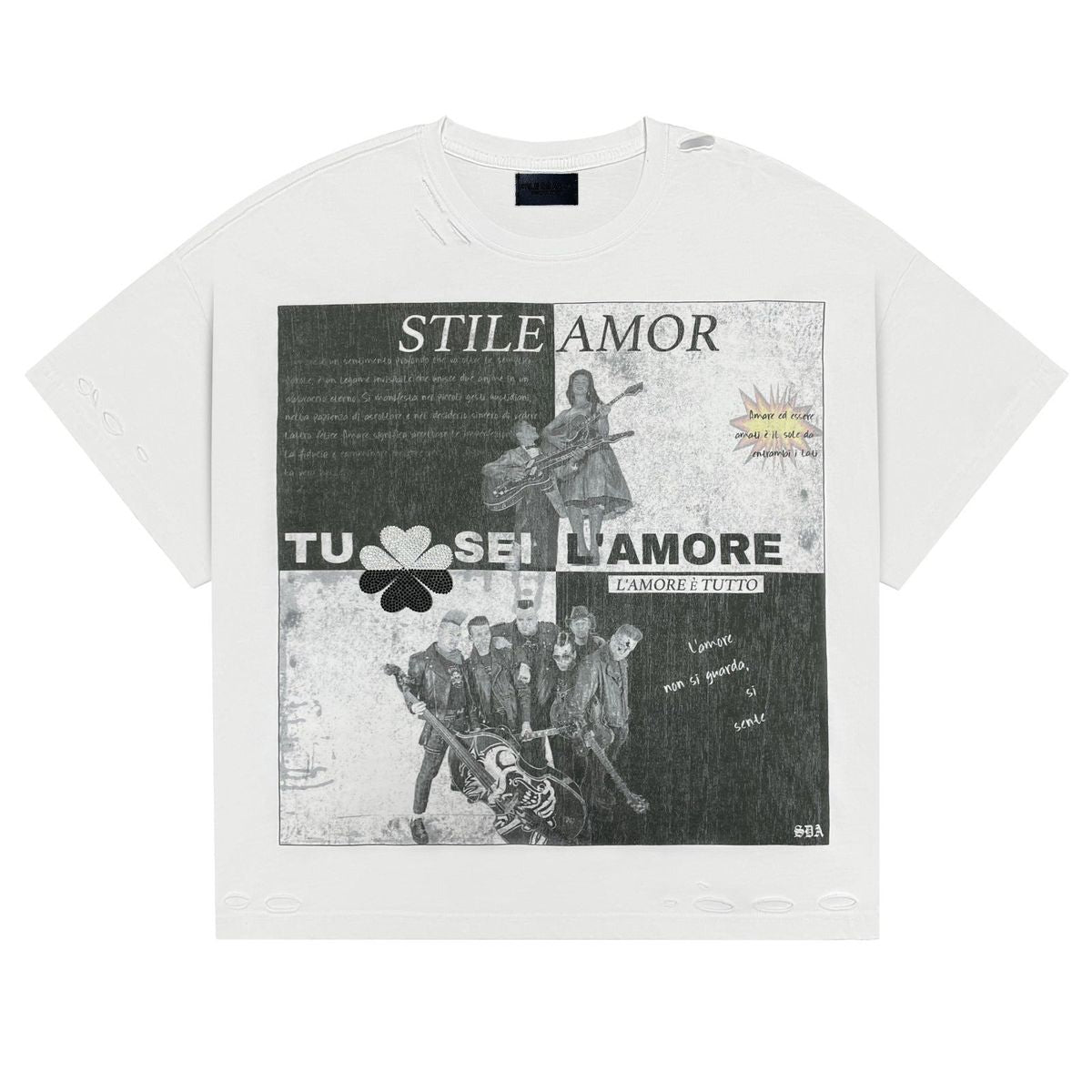 Stile de Amor Ying Yang Tee White