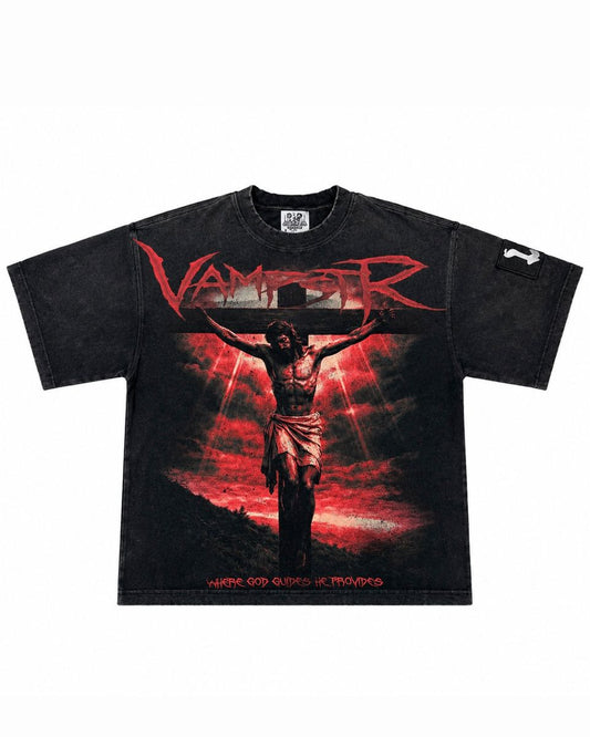 Vampstr King Of Kings Savior Tee Black