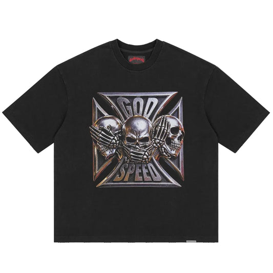 Godspeed Omerta Chopper Tee Black