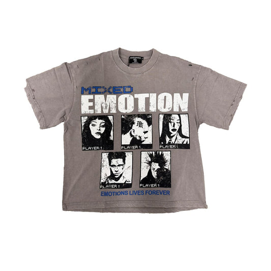 Mixed Emotion Gallery Of Emotions Tee Grey
