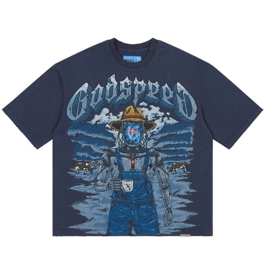 Godspeed Next Gen Aura Farm II Tee Navy