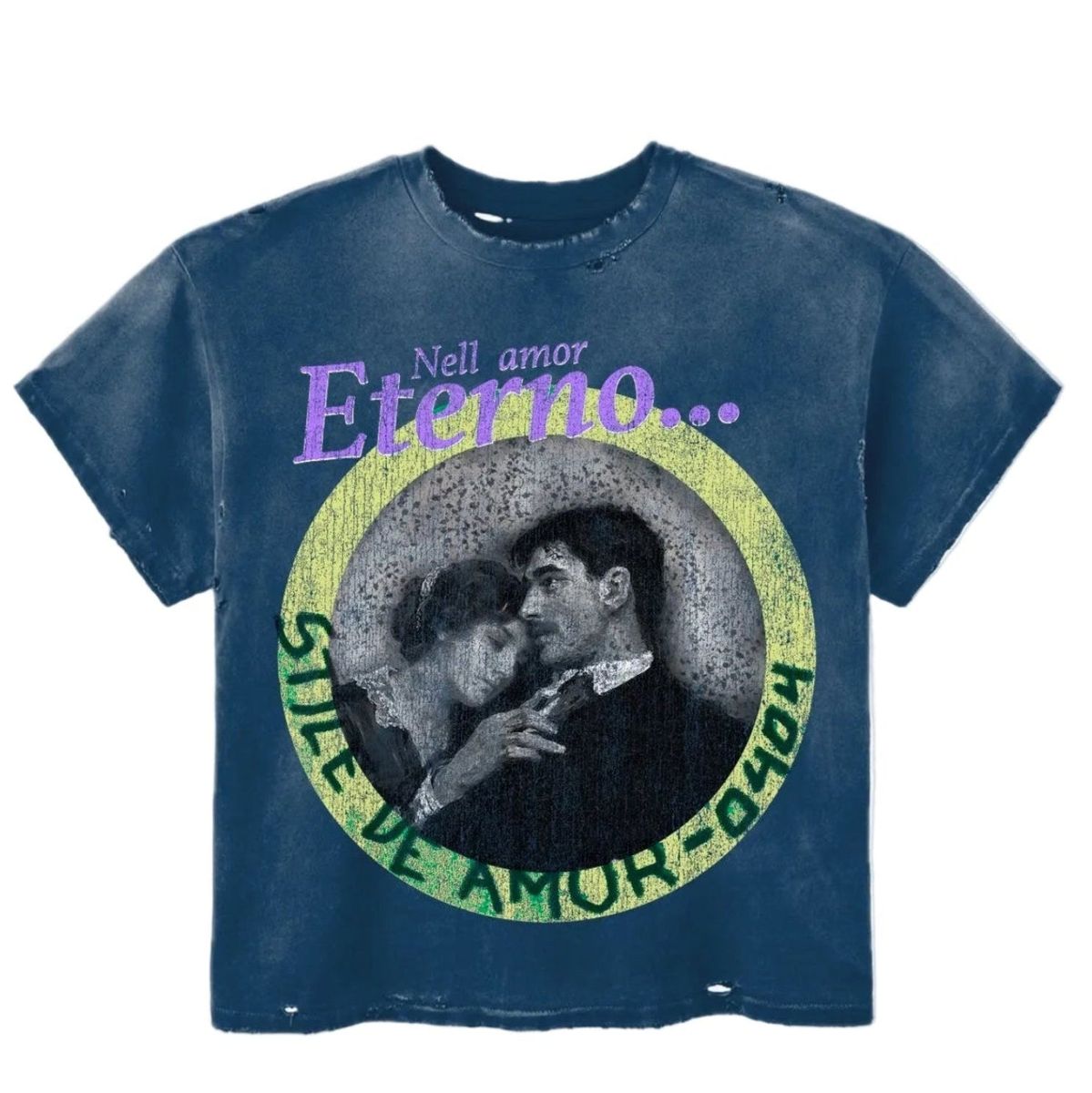 Stile de Amor Nell Eterno Tee Washed Blue