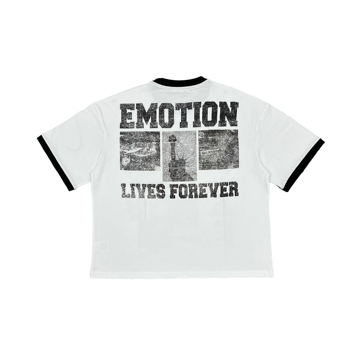 Mixed Emotion Confidental Secret Tee White