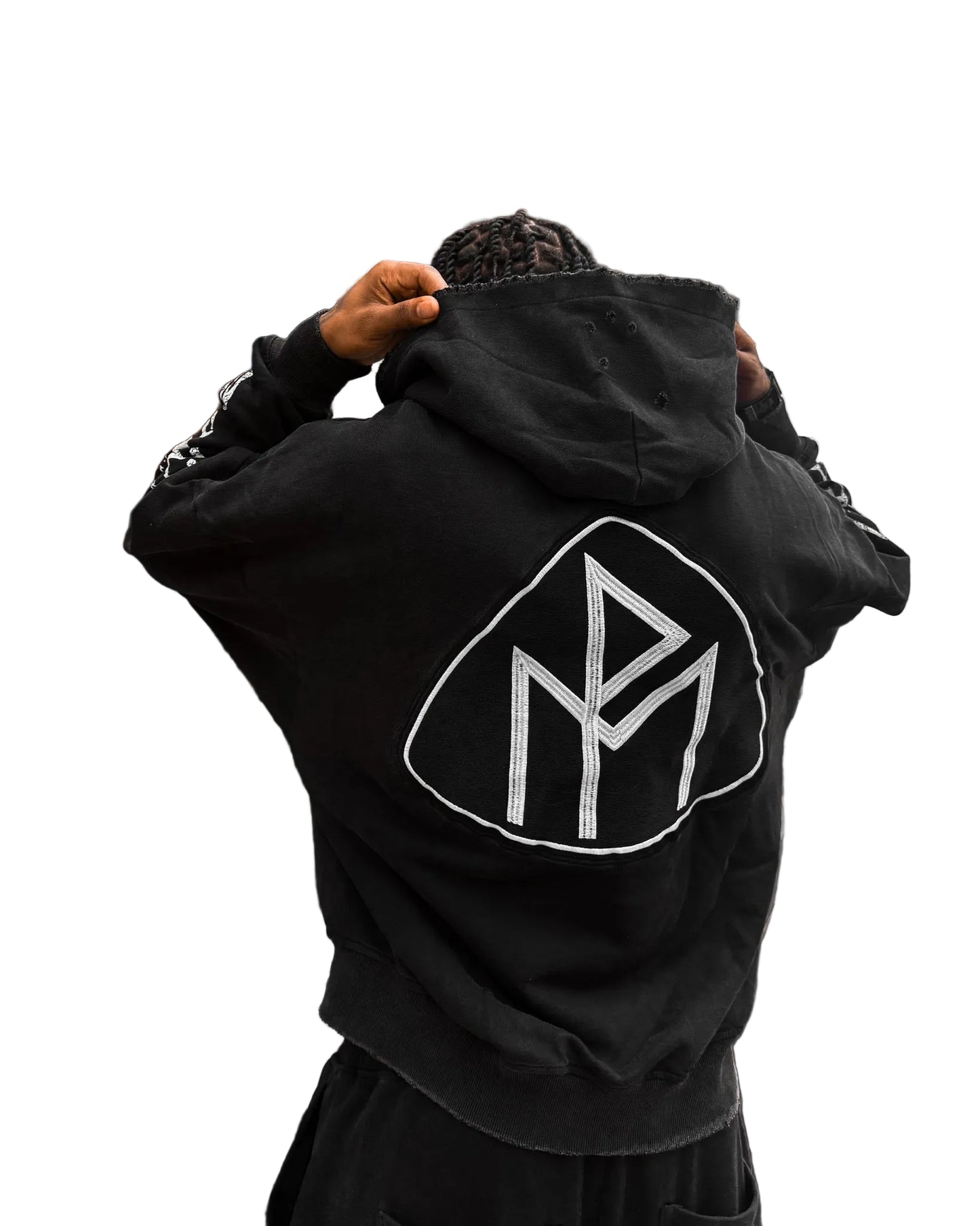 Profit Minded Maybach Zip Up Hoodie Black
