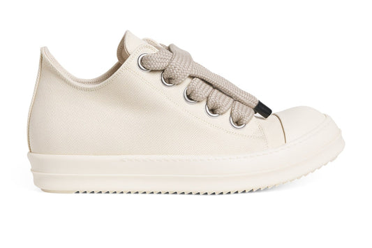 Rick Owens DRKSHDW Jumbolace Low Sneaks Milk MIlk