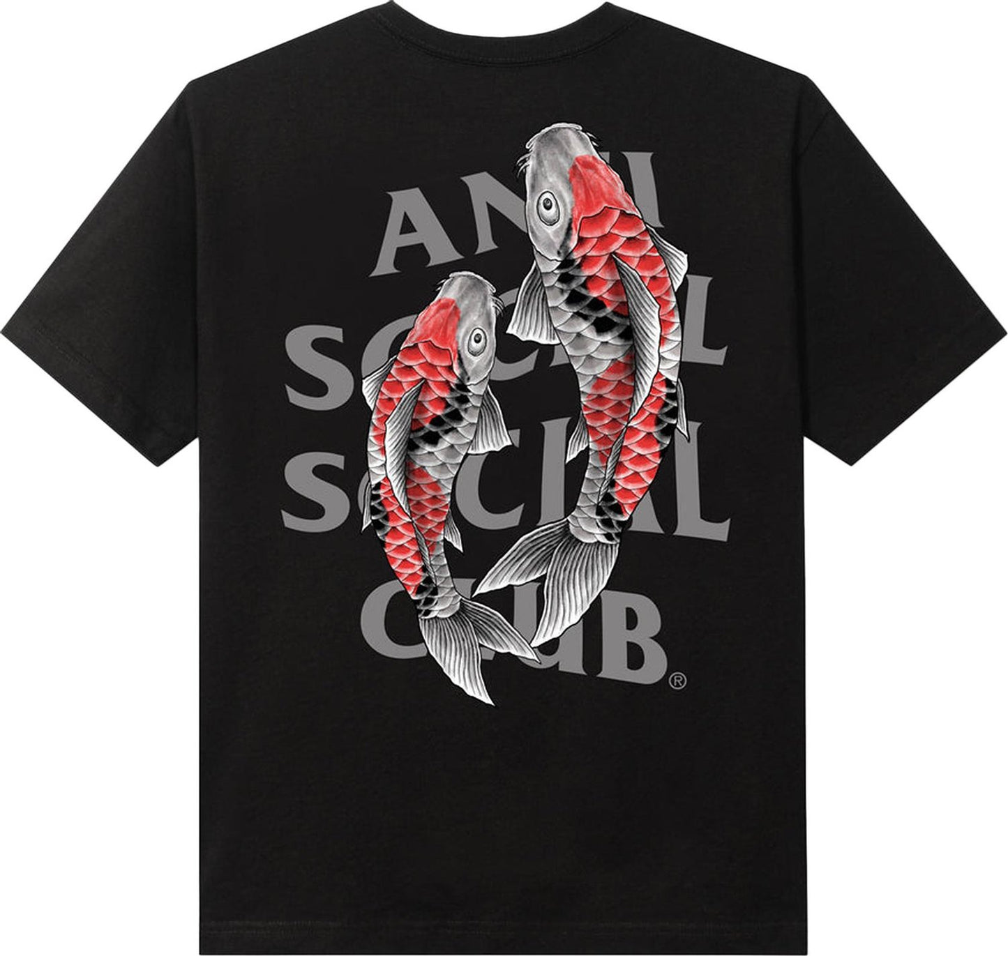 Anti Social Social Club Koi Garden 3M Tee Black