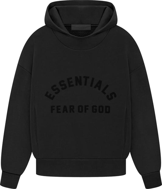 Fear of God Essentials Hoodie Jet Black