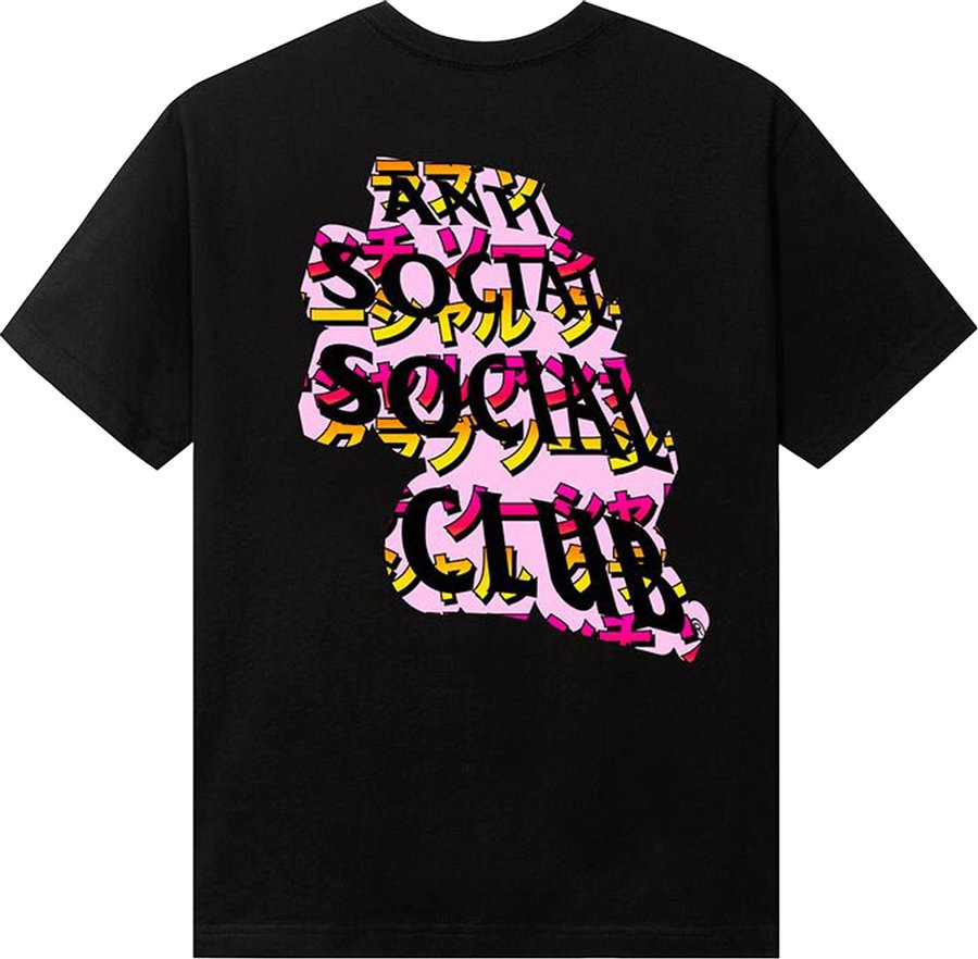 Anti Social Social Club Twisted Quickness Tee Black