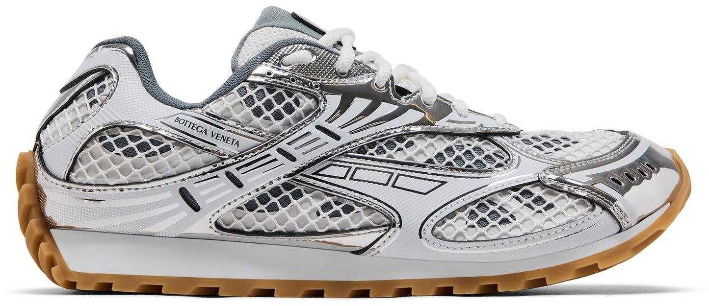 Bottega Veneta Orbit Silver White