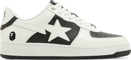 A Bathing Ape Bape Sta Patent White Black